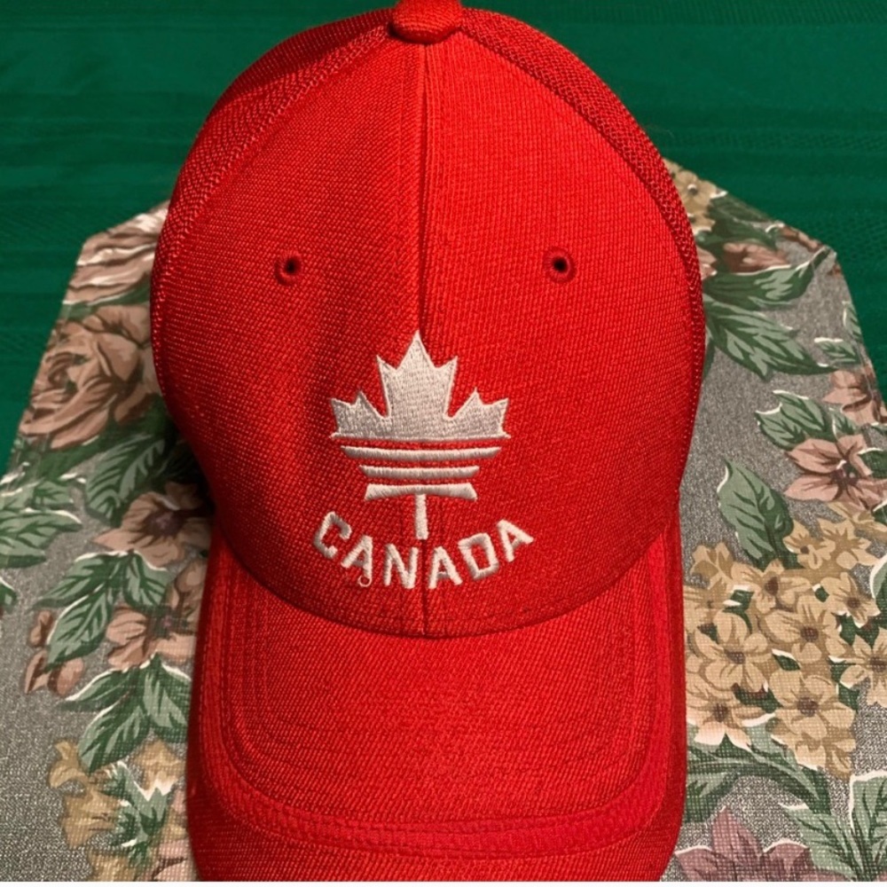Red Adidas Canada Baseball Cap
